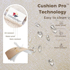 Ensemble de salon de jardin 9 places en rotin et osier avec canapé sectionnel à dossier haut et table pour foyer