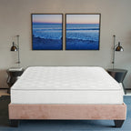 Matelas à ressorts ensachés de taille moyenne de 9 pouces dans une boîte, blanc