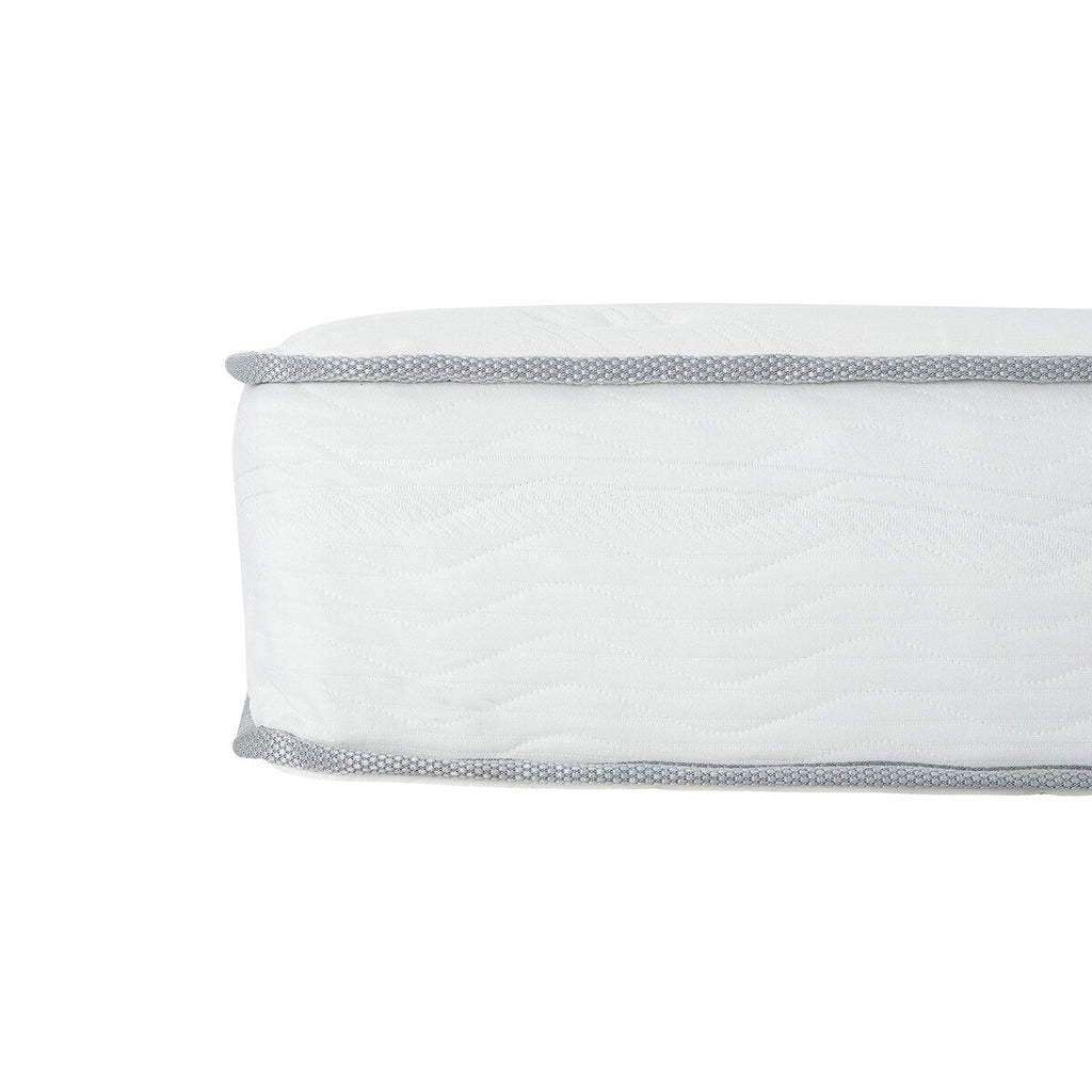 Matelas à ressorts ensachés de taille moyenne de 9 pouces dans une boîte, blanc