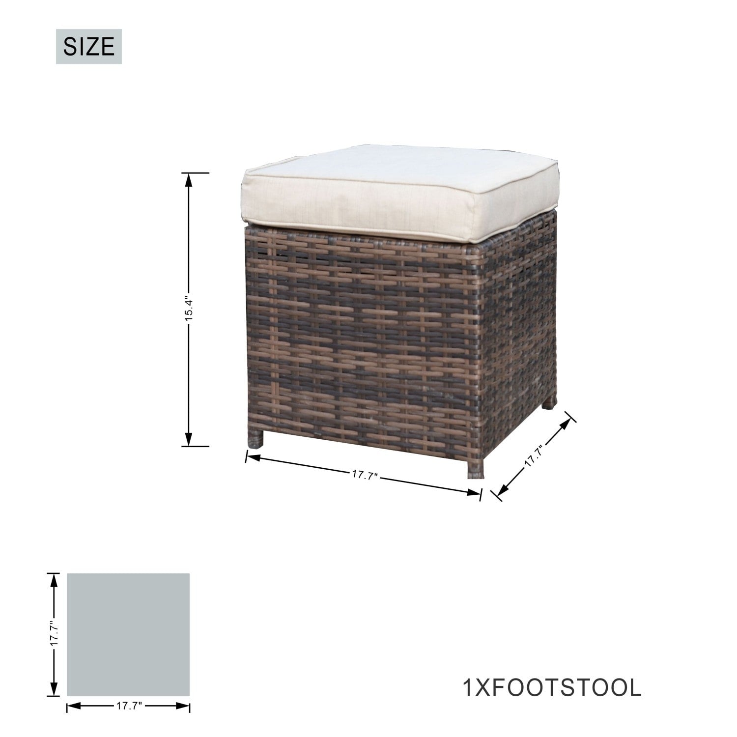 Ensemble de table à manger d'extérieur 9 pièces avec coussins