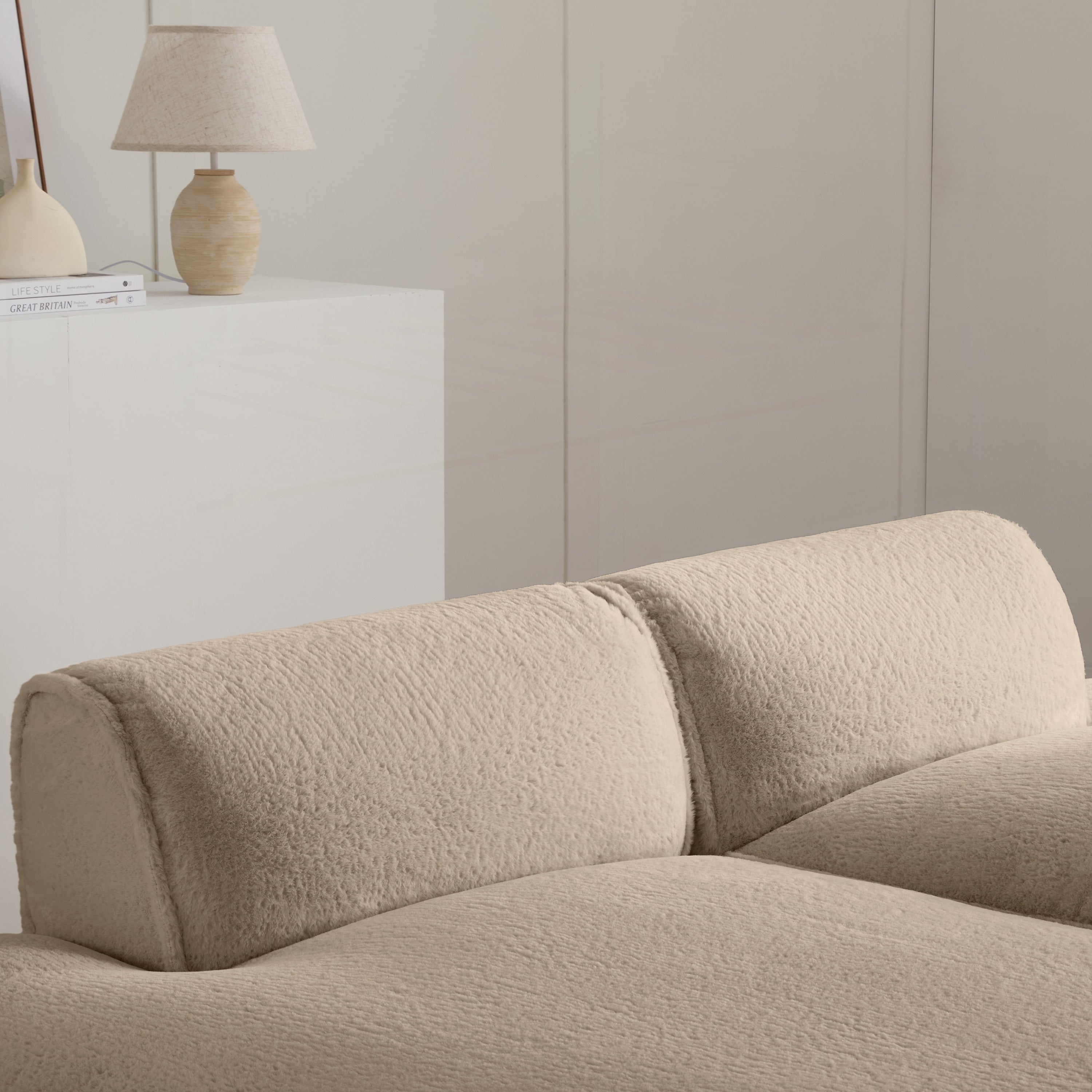 Canapé sectionnel modulaire surdimensionné de 90 pouces