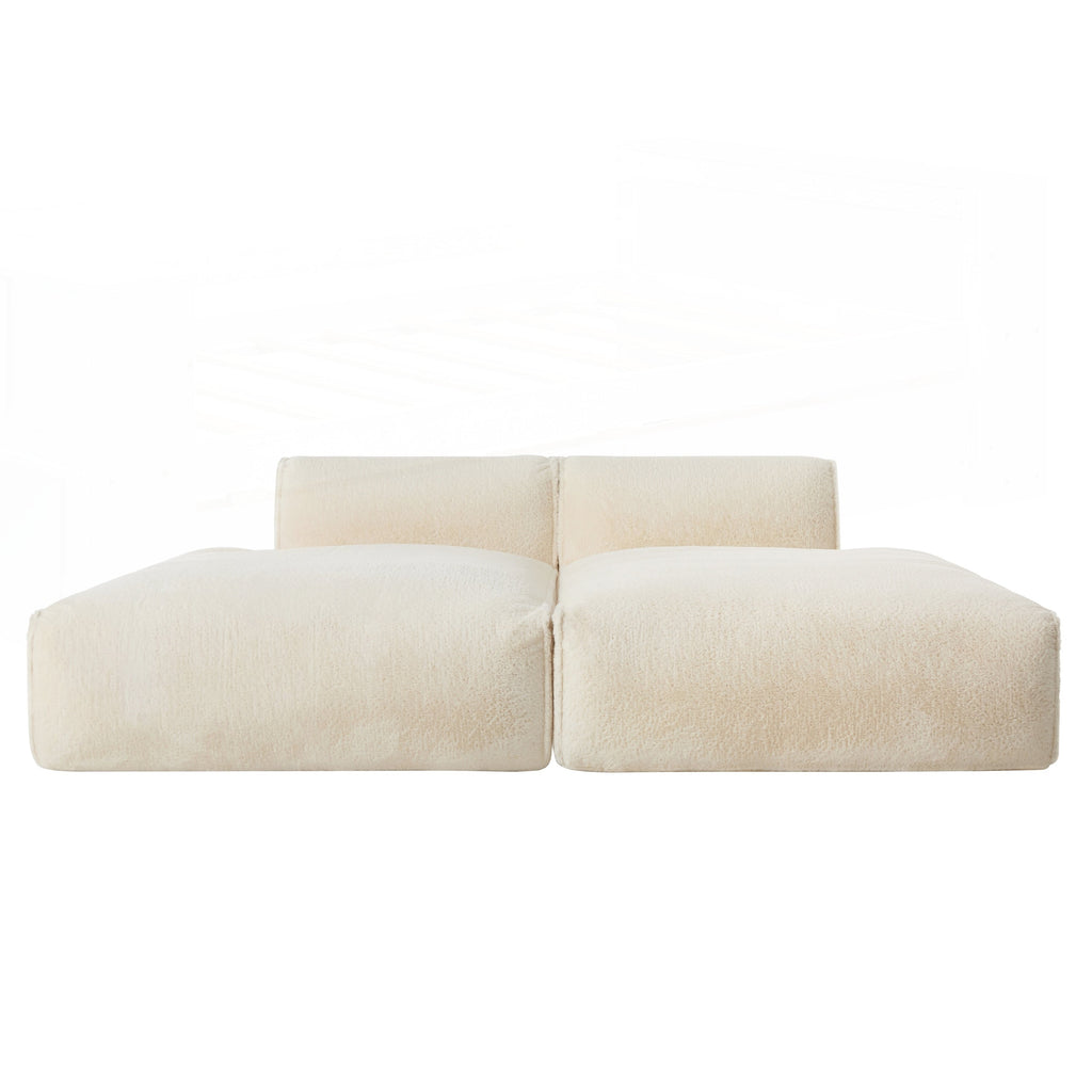 Canapé sectionnel modulaire surdimensionné de 90 pouces