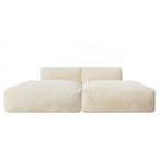 Canapé sectionnel modulaire surdimensionné de 90 pouces