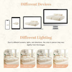 Canapé sectionnel modulaire surdimensionné de 90 pouces