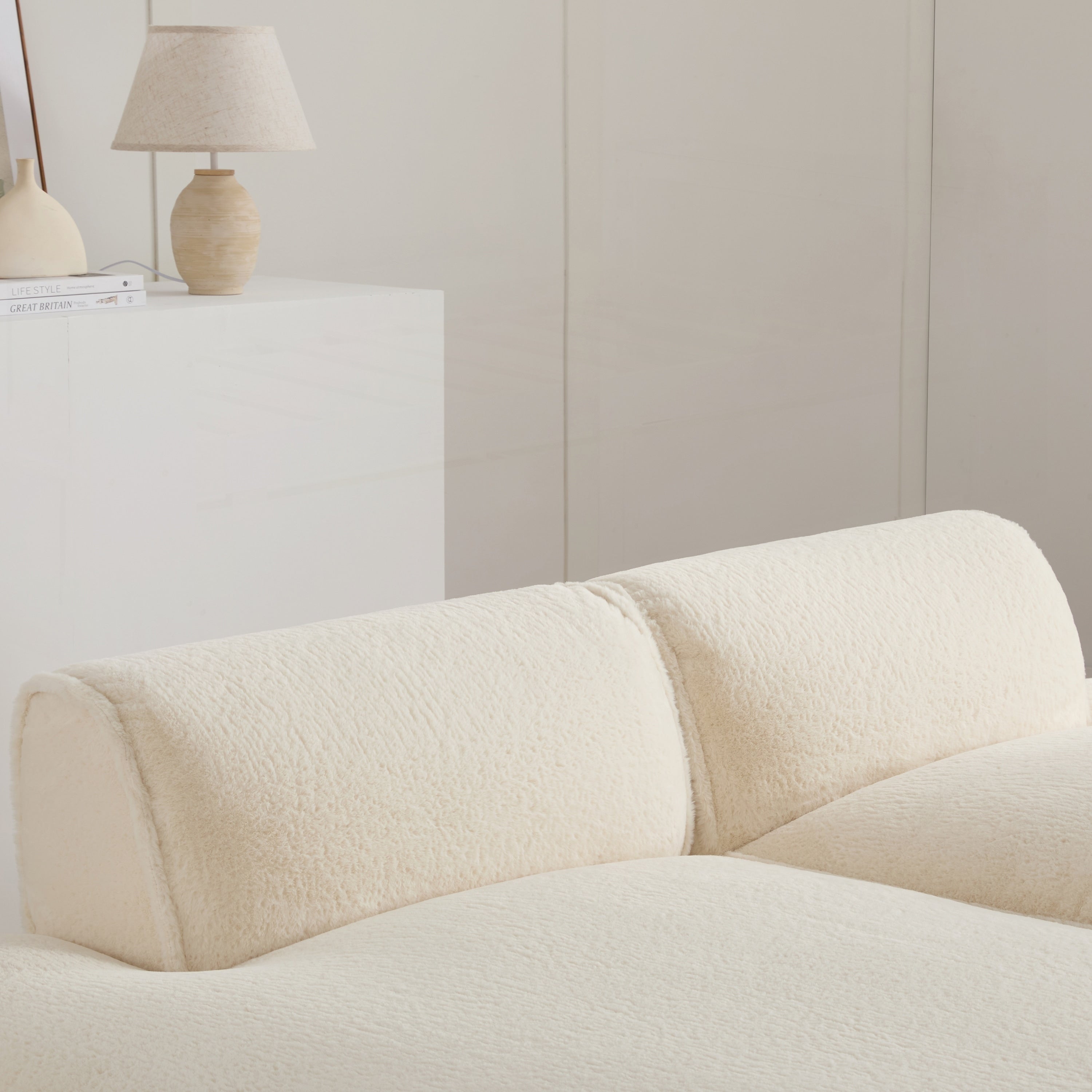 Canapé sectionnel modulaire surdimensionné de 90 pouces