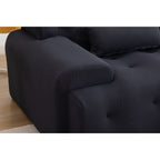 Canapé 2 places à ressorts en mousse 90 sans assemblage