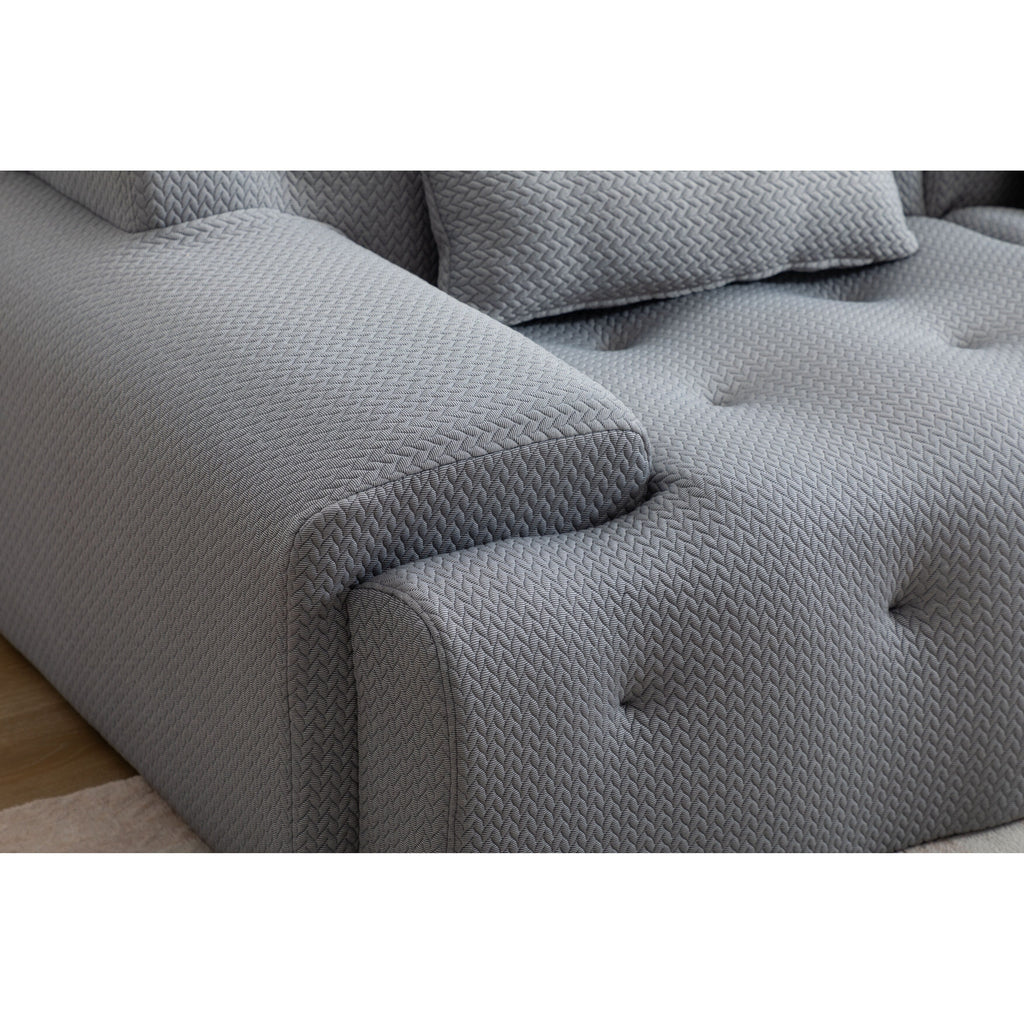 Canapé 2 places à ressorts en mousse 90 sans assemblage