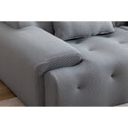 Canapé 2 places à ressorts en mousse 90 sans assemblage