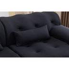 Canapé 2 places à ressorts en mousse 90 sans assemblage