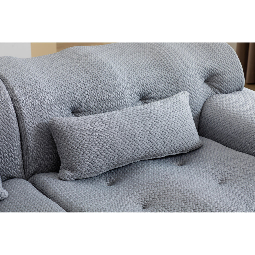 Canapé 2 places à ressorts en mousse 90 sans assemblage