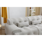 Canapé 2 places à ressorts en mousse 90 sans assemblage