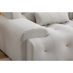 Canapé 2 places à ressorts en mousse 90 sans assemblage