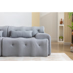 Canapé 2 places à ressorts en mousse 90 sans assemblage