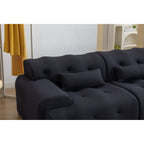 Canapé 2 places à ressorts en mousse 90 sans assemblage