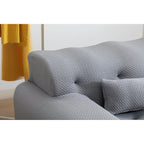 Canapé 2 places à ressorts en mousse 90 sans assemblage