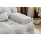 Canapé 2 places à ressorts en mousse 90 sans assemblage