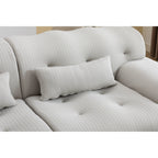 Canapé 2 places à ressorts en mousse 90 sans assemblage