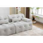 Canapé 2 places à ressorts en mousse 90 sans assemblage