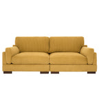 Canapé causeuse 90 Canapé en velours côtelé moderne et confortable