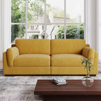 Canapé causeuse 90 Canapé en velours côtelé moderne et confortable