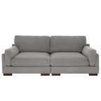 Canapé causeuse 90 Canapé en velours côtelé moderne et confortable