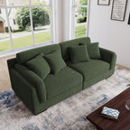 Canapé causeuse 90 Canapé en velours côtelé moderne et confortable