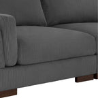 Canapé causeuse 90 Canapé en velours côtelé moderne et confortable