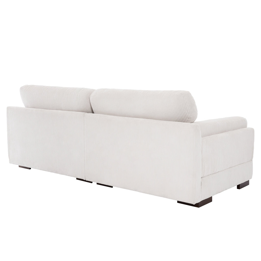 Canapé causeuse 90 Canapé en velours côtelé moderne et confortable