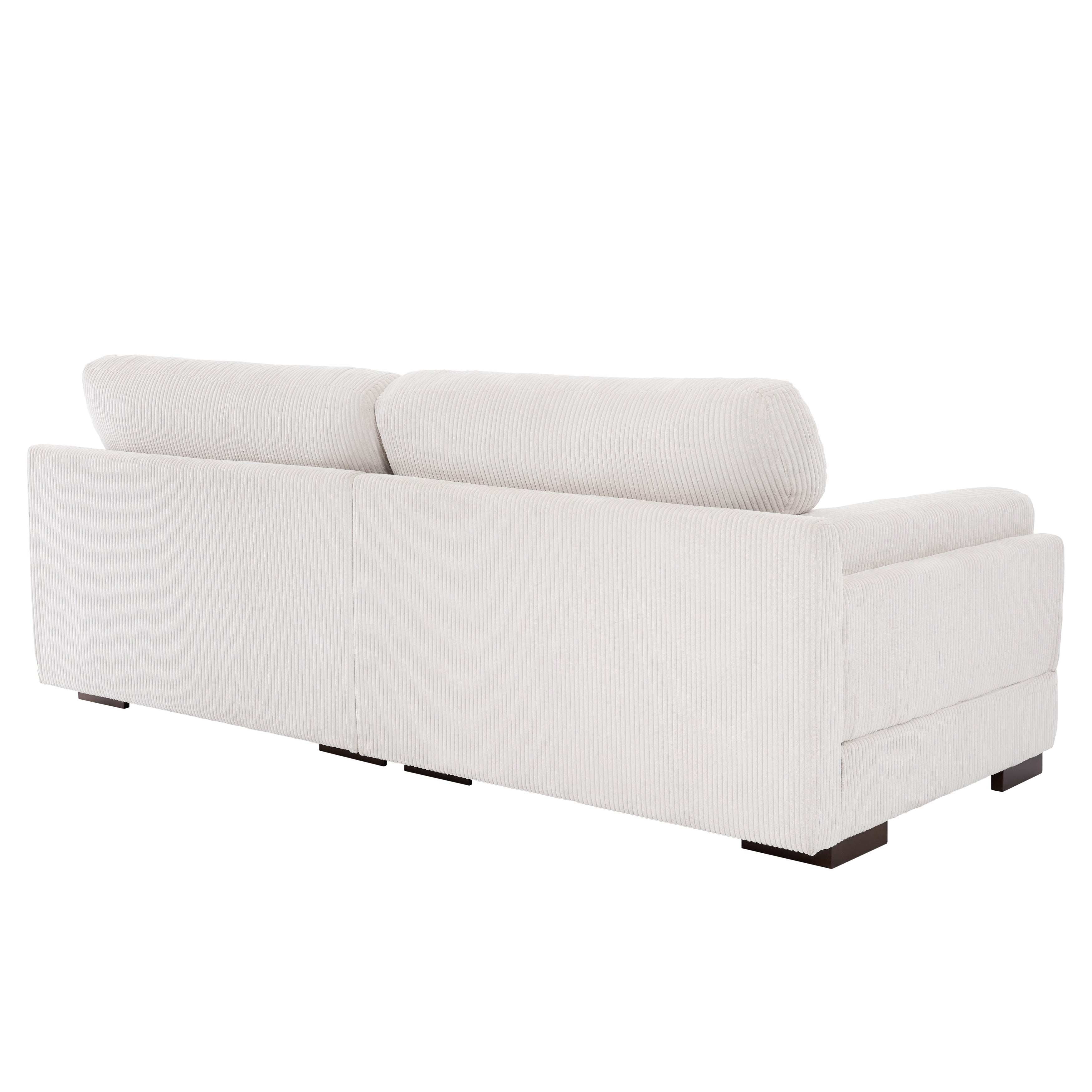 Canapé causeuse 90 Canapé en velours côtelé moderne et confortable