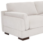 Canapé causeuse 90 Canapé en velours côtelé moderne et confortable