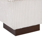 Canapé causeuse 90 Canapé en velours côtelé moderne et confortable