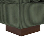 Canapé causeuse 90 Canapé en velours côtelé moderne et confortable