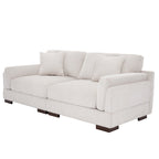 Canapé causeuse 90 Canapé en velours côtelé moderne et confortable