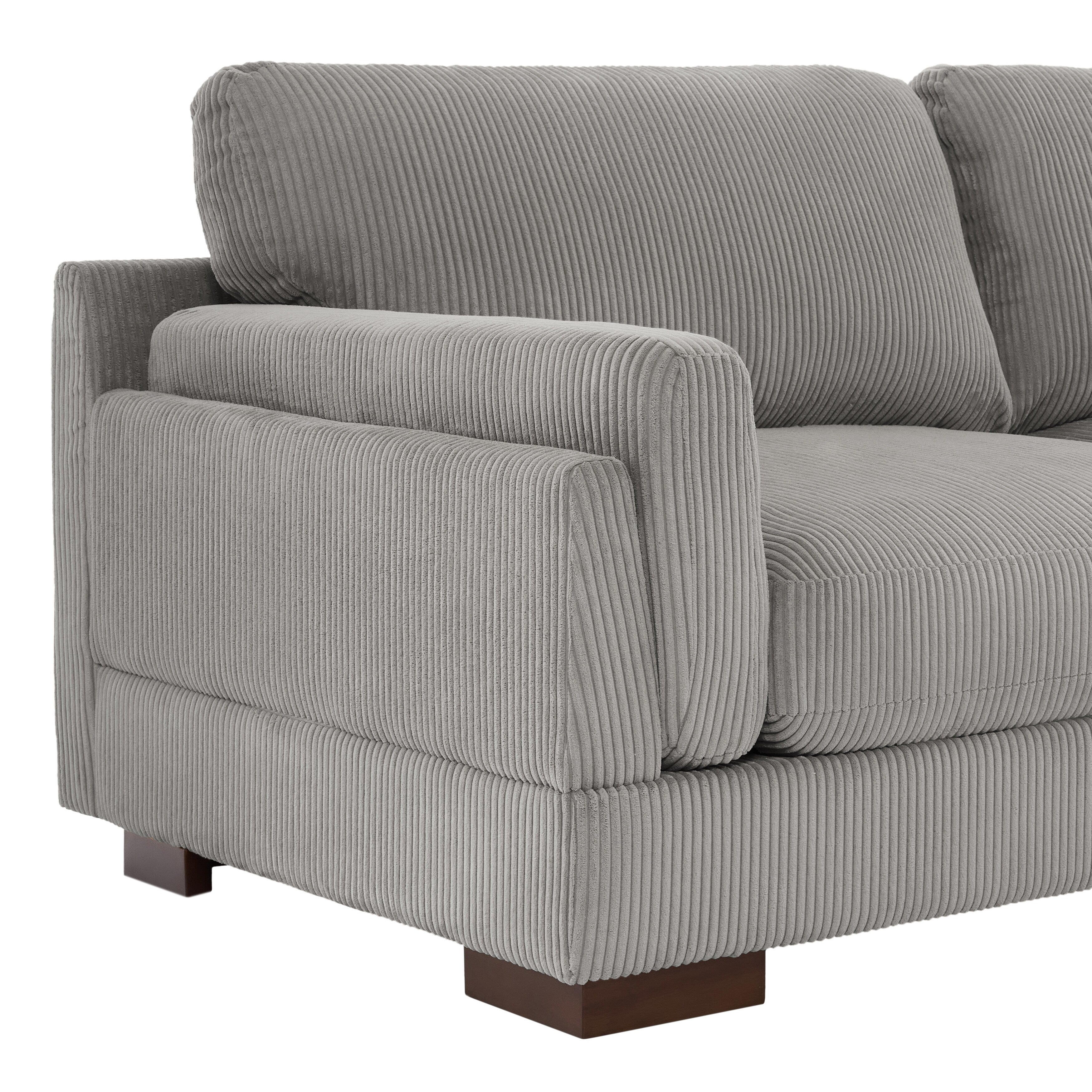 Canapé causeuse 90 Canapé en velours côtelé moderne et confortable