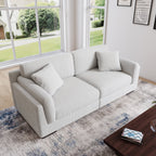 Canapé causeuse 90 Canapé en velours côtelé moderne et confortable