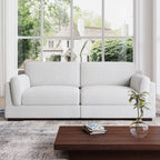 Canapé causeuse 90 Canapé en velours côtelé moderne et confortable