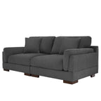 Canapé causeuse 90 Canapé en velours côtelé moderne et confortable