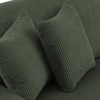 Canapé causeuse 90 Canapé en velours côtelé moderne et confortable