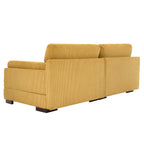 Canapé causeuse 90 Canapé en velours côtelé moderne et confortable