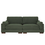 Canapé causeuse 90 Canapé en velours côtelé moderne et confortable