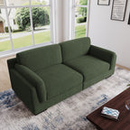 Canapé causeuse 90 Canapé en velours côtelé moderne et confortable