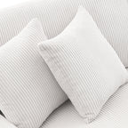 Canapé causeuse 90 Canapé en velours côtelé moderne et confortable