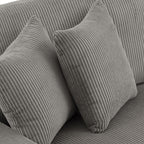 Canapé causeuse 90 Canapé en velours côtelé moderne et confortable