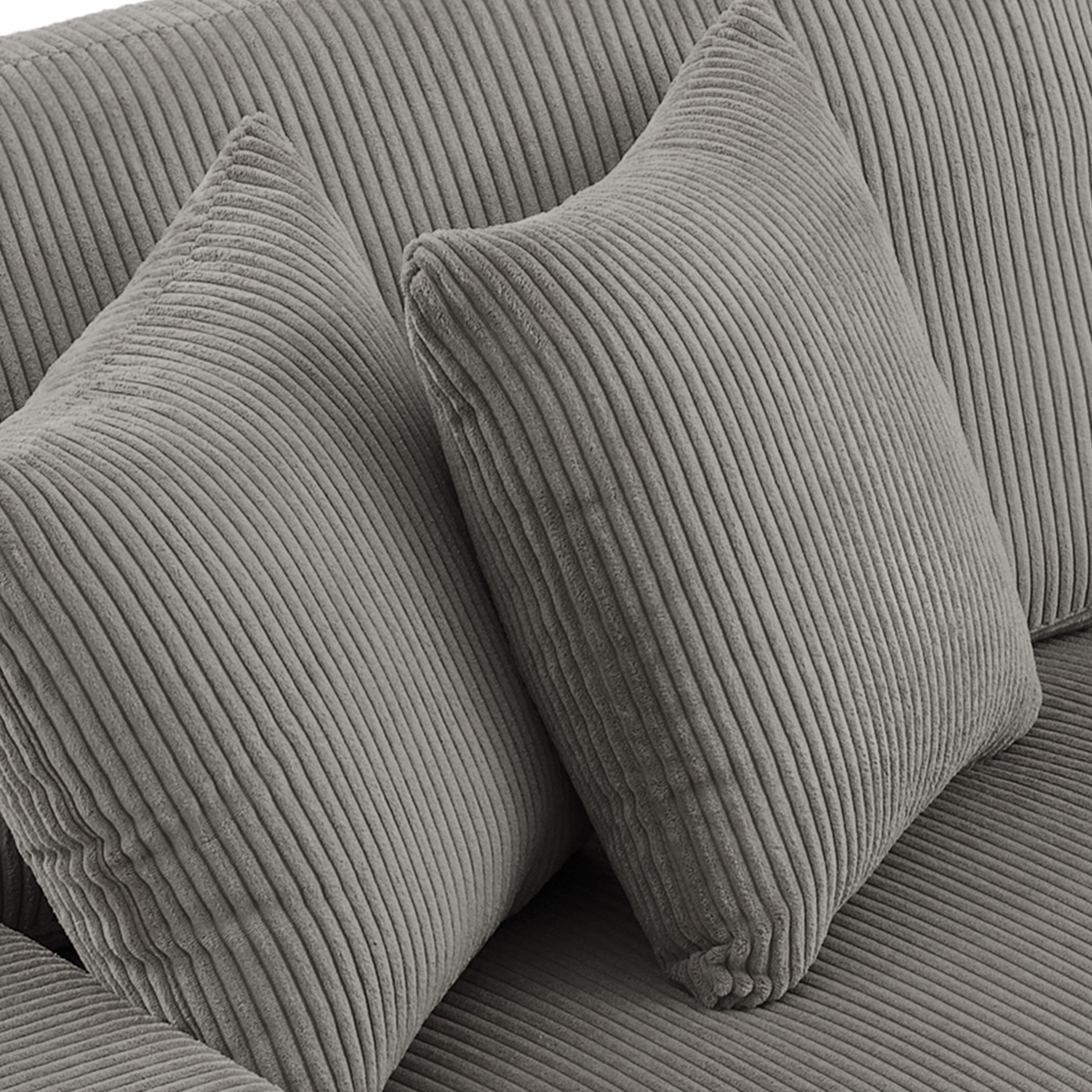 Canapé causeuse 90 Canapé en velours côtelé moderne et confortable