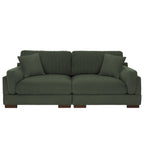 Canapé causeuse 90 Canapé en velours côtelé moderne et confortable