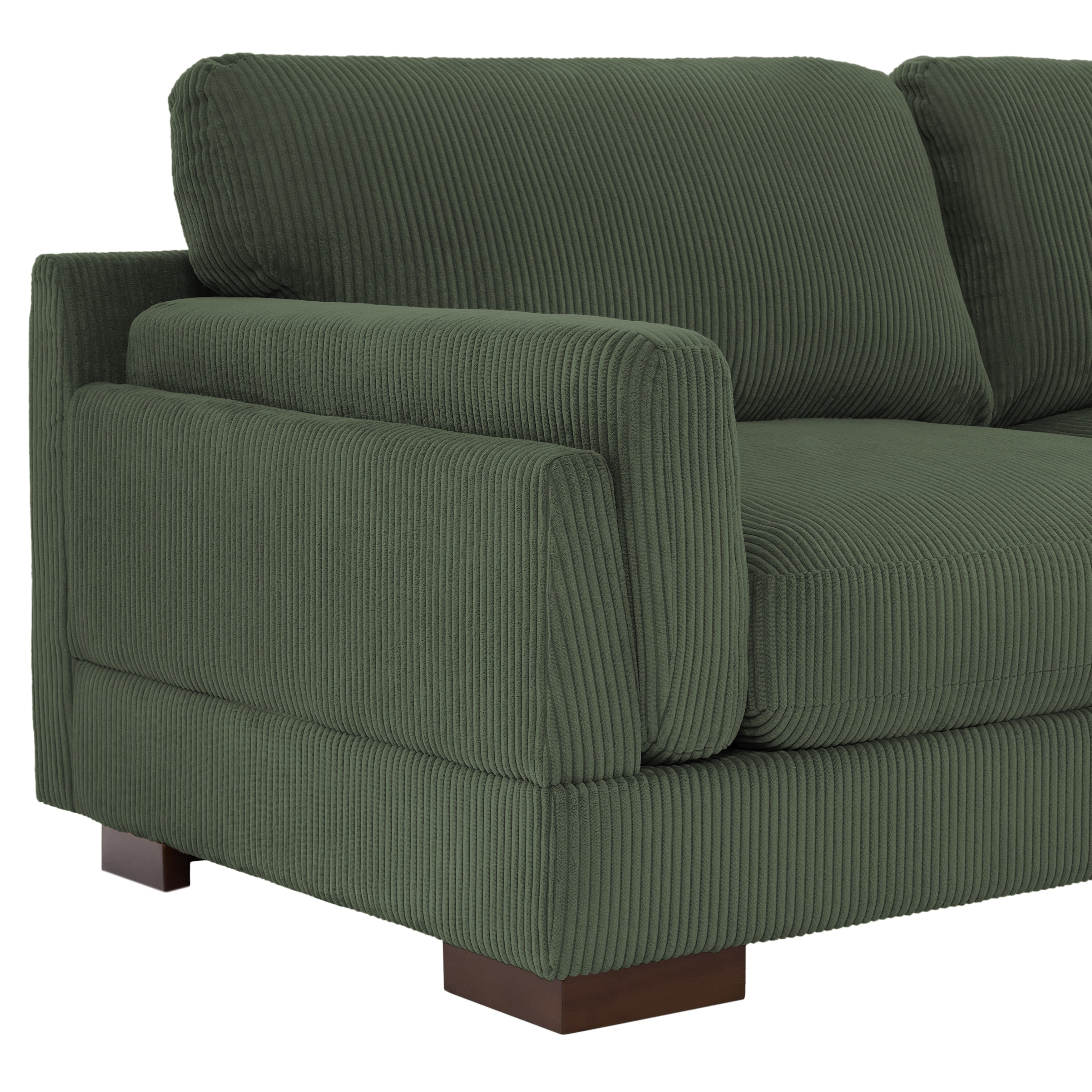 Canapé causeuse 90 Canapé en velours côtelé moderne et confortable