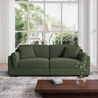 Canapé causeuse 90 Canapé en velours côtelé moderne et confortable