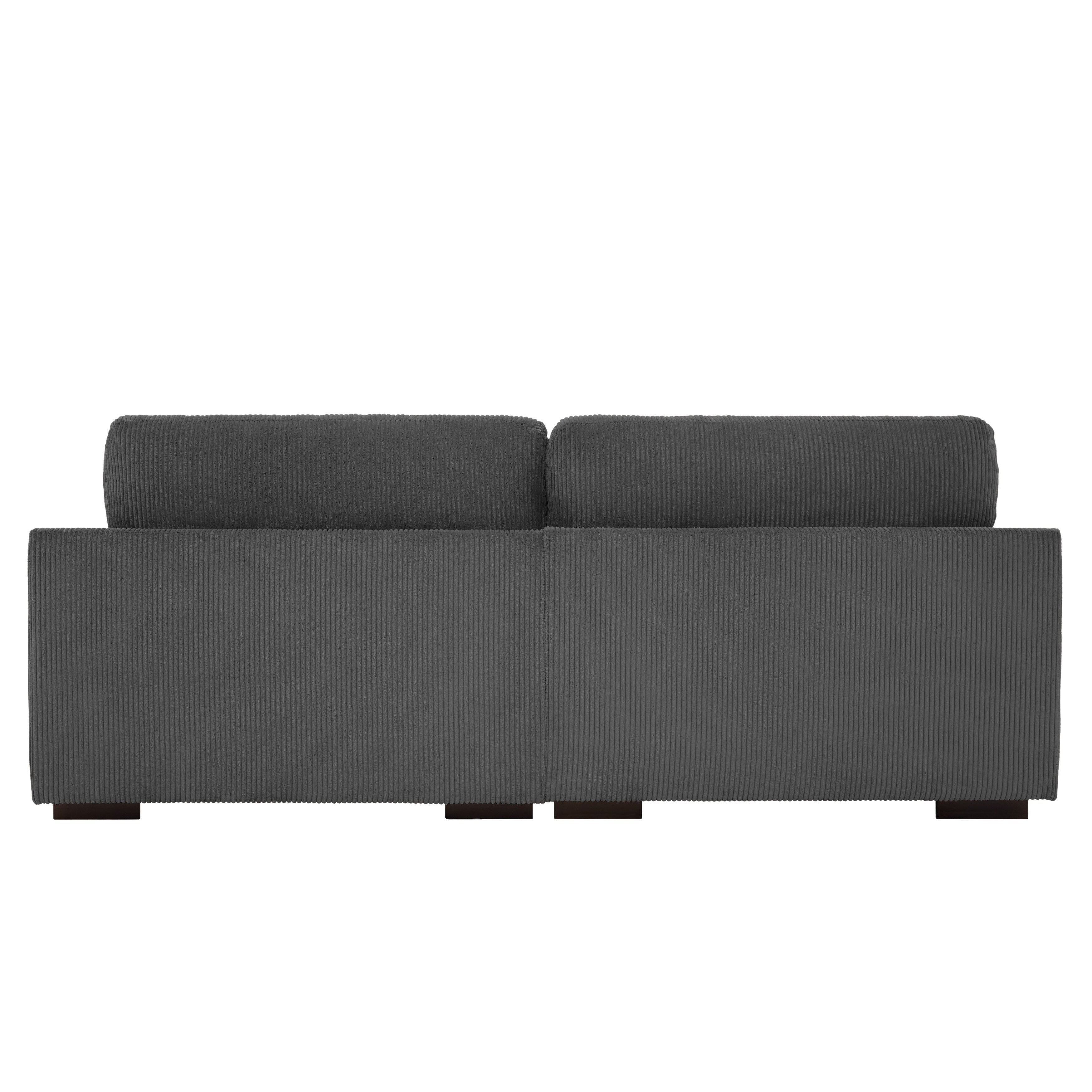 Canapé causeuse 90 Canapé en velours côtelé moderne et confortable