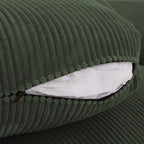 Canapé causeuse 90 Canapé en velours côtelé moderne et confortable