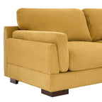 Canapé causeuse 90 Canapé en velours côtelé moderne et confortable